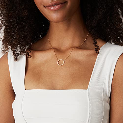 PAVOI CZ Solitaire Necklace | Dainty Gold Pendant