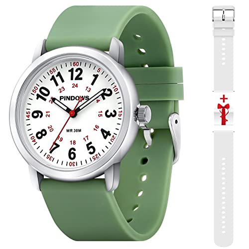 Luminous Silicone Band Nurse Watch for Women