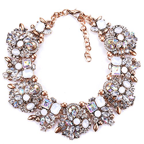 Colorful Crystal Choker Necklace for Women