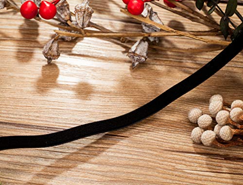 Classic Black Velvet Choker Necklace for Women - Jewelry