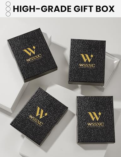 12 Pairs Silver CZ Stud Earrings Set