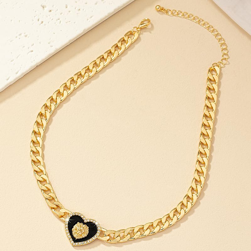Sora Tuki Heart Necklaces for Women - Silver & Gold