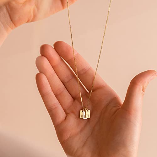 Dainty Personalized Gold Initial Necklaces for Women