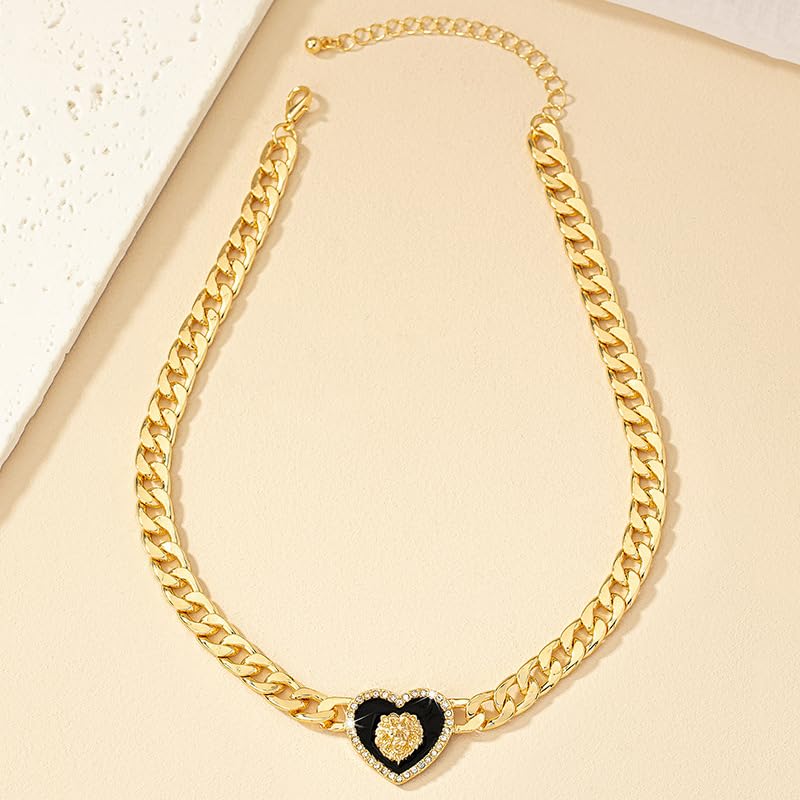 Sora Tuki Heart Necklaces for Women - Silver & Gold
