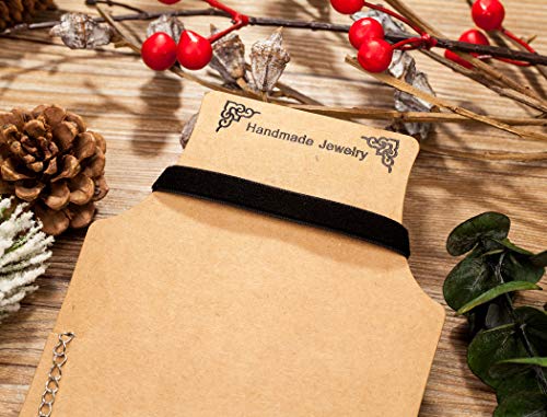 Classic Black Velvet Choker Necklace for Women - Jewelry