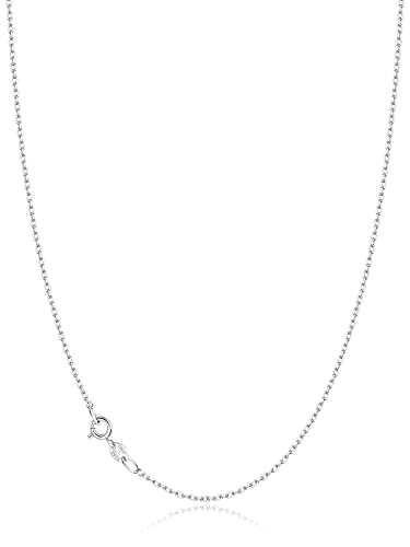 925 Sterling Silver Chain Necklace for Women - 14 Inch