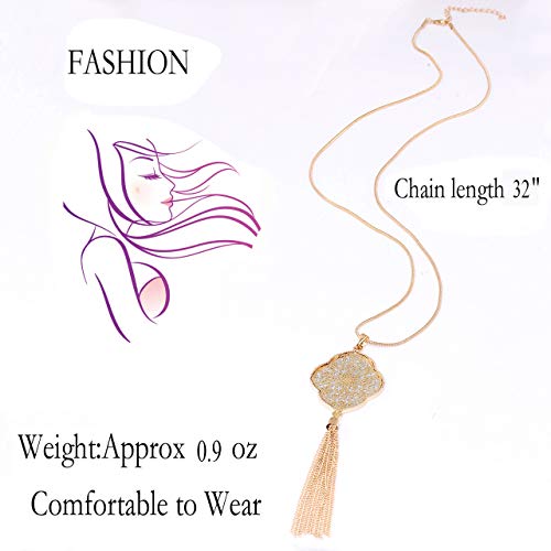 MOLOCH Disk Circle Pendant Necklace Set - Quatrefoil Gold