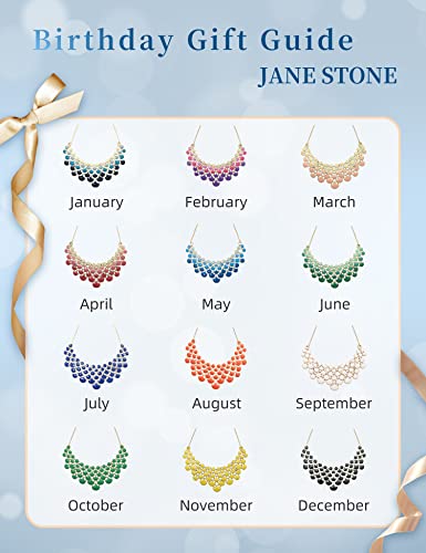 Jane Stone Ombre Niagara Fashion Statement Necklace