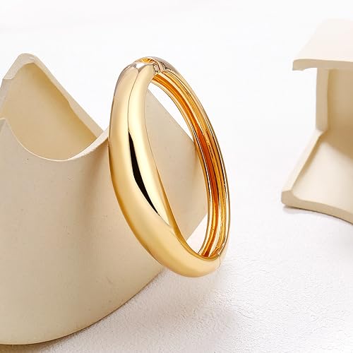 Trendy Gold Bangle Bracelets For Women, 11 Designs