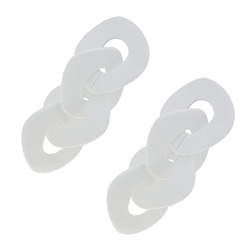 Chunky Acrylic Long Chain Dangle Earrings for Women