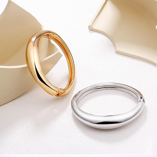 Trendy Gold Bangle Bracelets For Women, 11 Designs