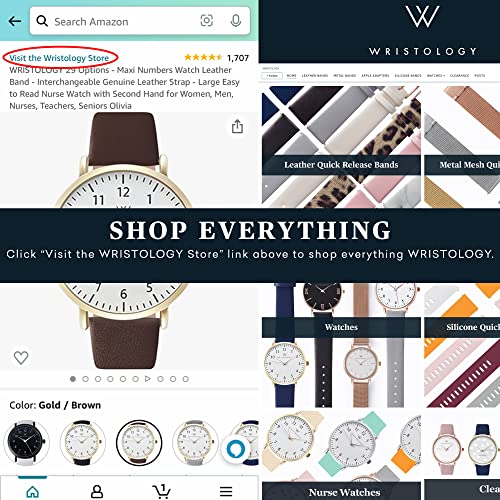 Rose Gold Olivia Mini Watch with Navy Blue Band