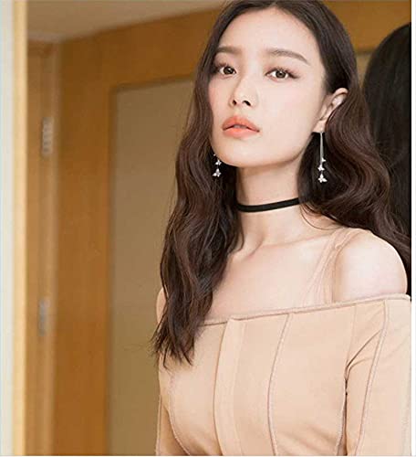 Zircon Butterfly Tassel Earrings for Girls and Women