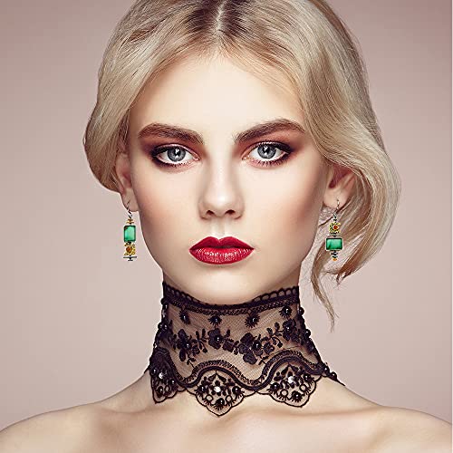 Boho Retro Leaf Teardrop Earring Set for Women