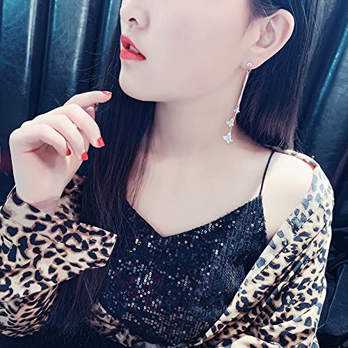 Zircon Butterfly Tassel Earrings for Girls and Women