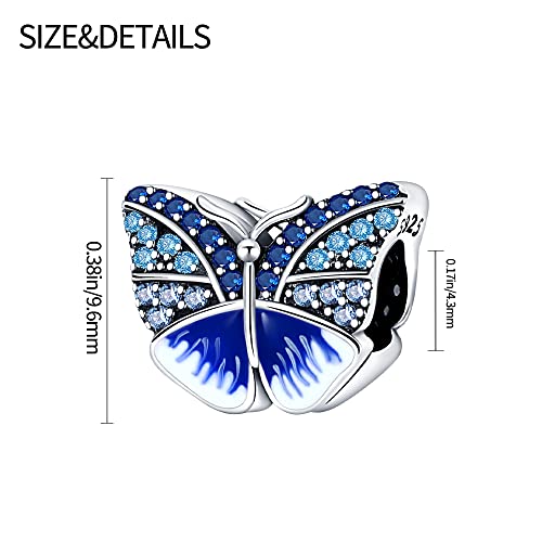 TINSLO 925 Sterling Silver Pandora Compatible Charm Bracelets