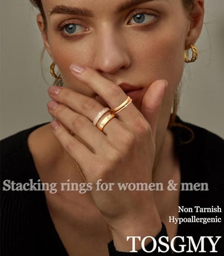 Gold and Silver Stackable Rings for Women - Trendy