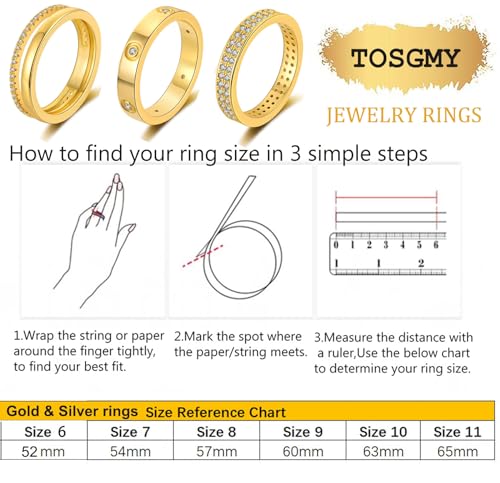 Gold and Silver Stackable Rings for Women - Trendy