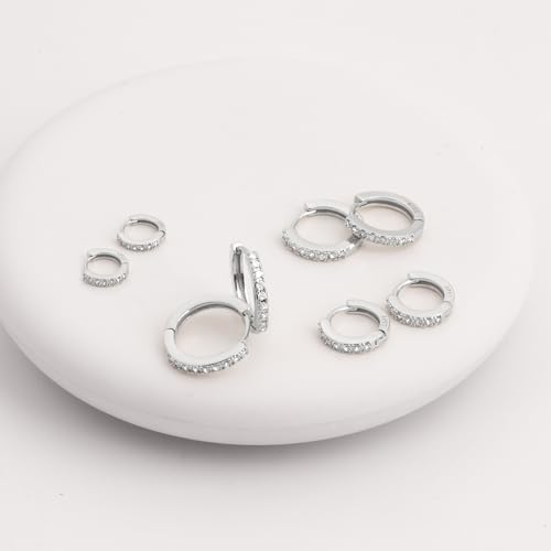 Gokeey Small Gold Huggie Hoop Earrings Set