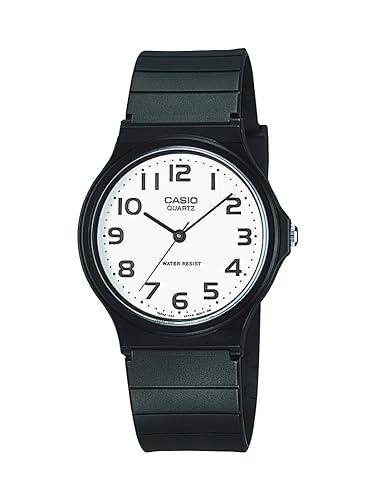 Casio Men's Analog Watch with Black Resin Band