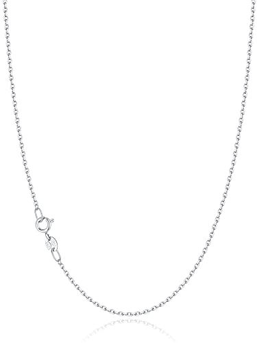 925 Sterling Silver Chain Necklace, Sturdy & Shiny