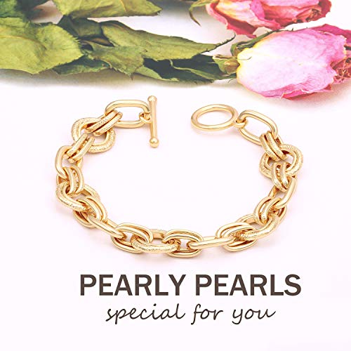 18k Gold Plated Chunky Curb Link Chain Bracelet