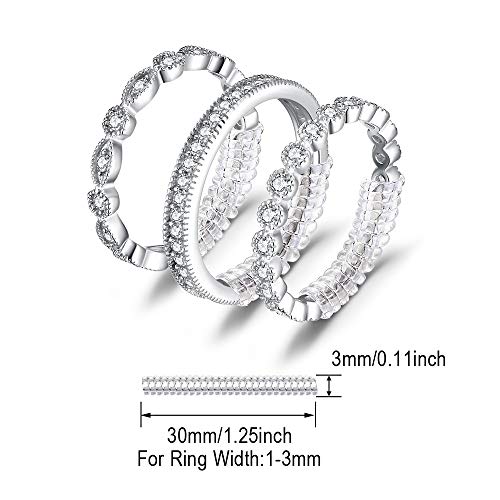 Cubic Zirconia Promise Rings Set in 14K Gold
