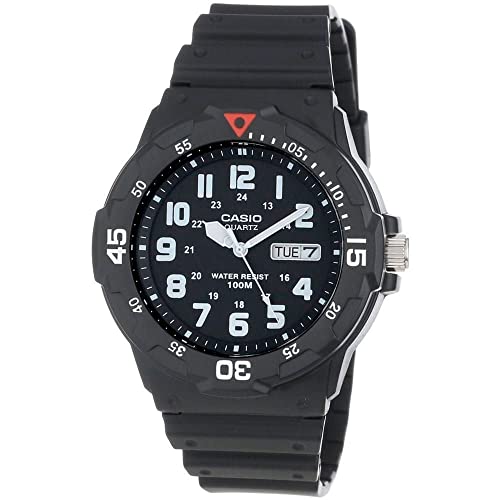 Men's Black Resin Dive Watch by Casio