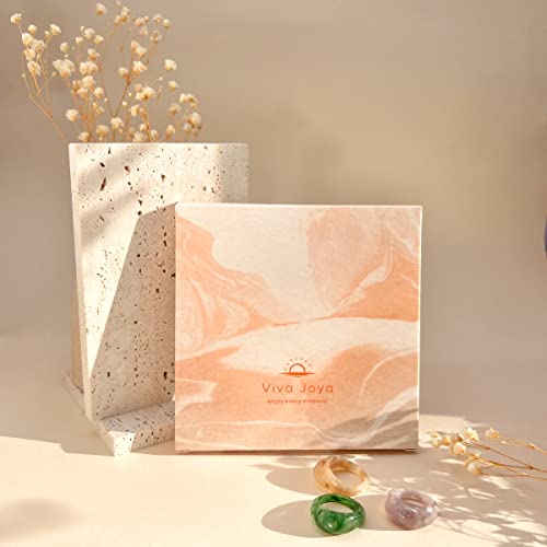 Colorful Resin Rings Set - Trendy Stackable Jewelry