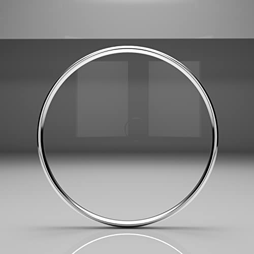 Sterling Silver High Polish Dome Wedding Band Ring