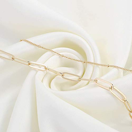 Gold Layering Bracelet Set with Cute Beads