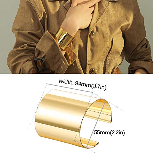 Gold Wire Wrap Bracelet Set for Women