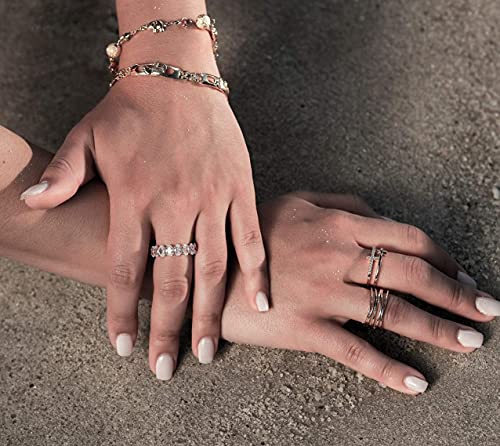 Barzel Gold Statement Cocktail Ring for Women