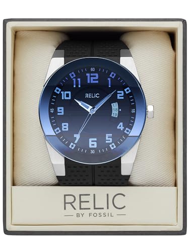 Men's Relic by Fossil Stainless Steel Black Watch