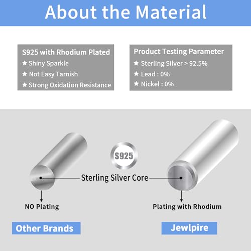 925 Sterling Silver Rope Chain Necklace for Women