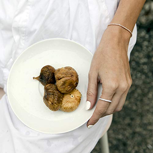 PAVOI 14K Gold Cubic Zirconia Eternity Bands - Size 8