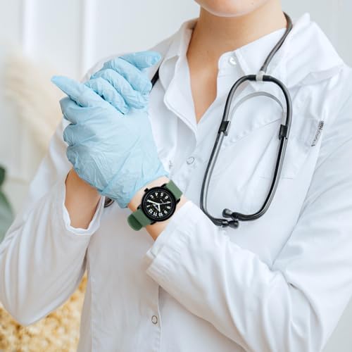 Women's Nurse Watch with Luminous Dial, Waterproof 30m