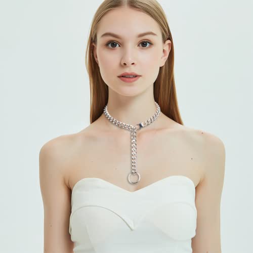 Kiwi Necklace - White, 18-inch