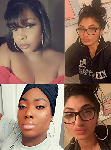 Rhinestone Silver Hoop Earrings, 80mm Big Circle Earring