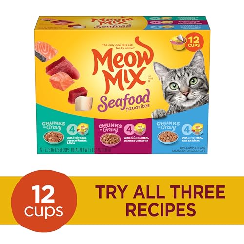 Meow Mix Seafood Variety Pack Wet Cat Food