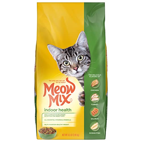 Meow Mix Indoor Health Cat Food, 6.3 lb Bag