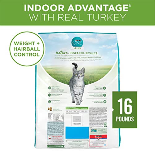 Purina One Low Fat Indoor Cat Food - 16 lbs