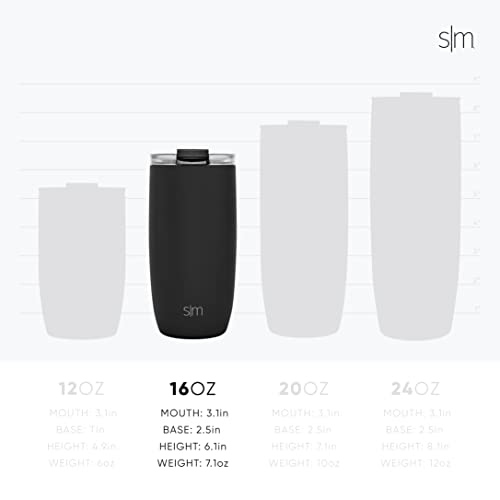 Reusable 16oz Steel Coffee Tumbler | Voyager Collection