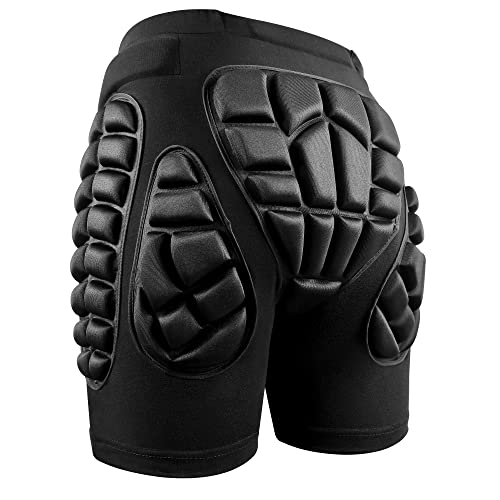 Soared Hip Butt Protective Shorts - Black L