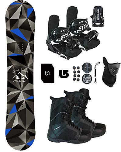 Symbolic Arctic Snowboard Package (155cm Hybrid Rocker)