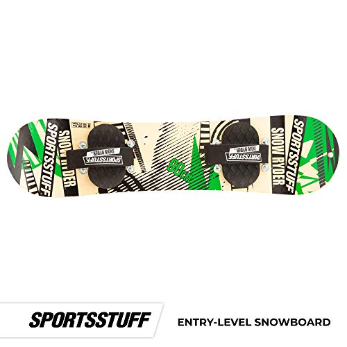 Sportsstuff Hardwood Snowboard, Perfect for Snowboarding Beginners