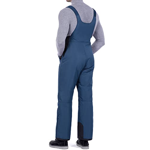 Men's Sportneer Snow Pants, Insulated Overalls, Navy XL