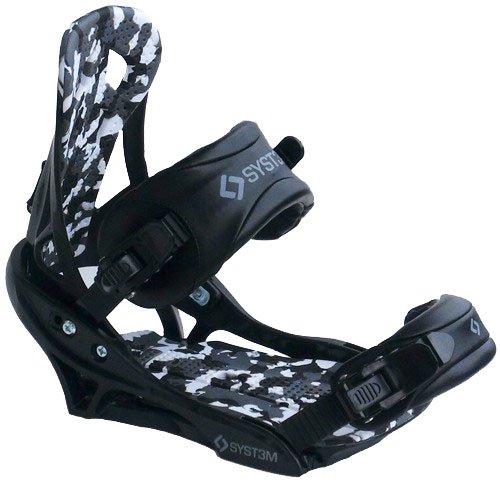 2024 Snowboard Bindings for Men - Black Camo