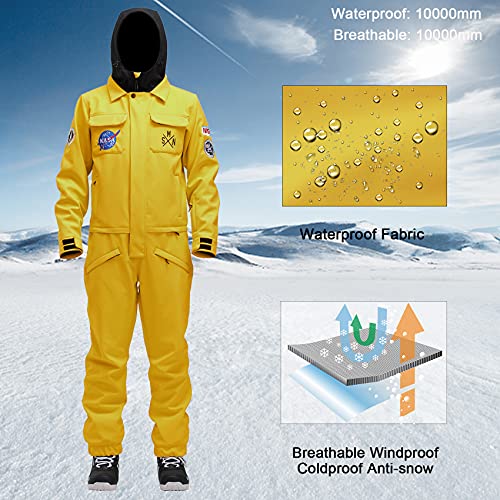 GSOU SNOW Ski One-Piece Snowsuits for Snowboarding