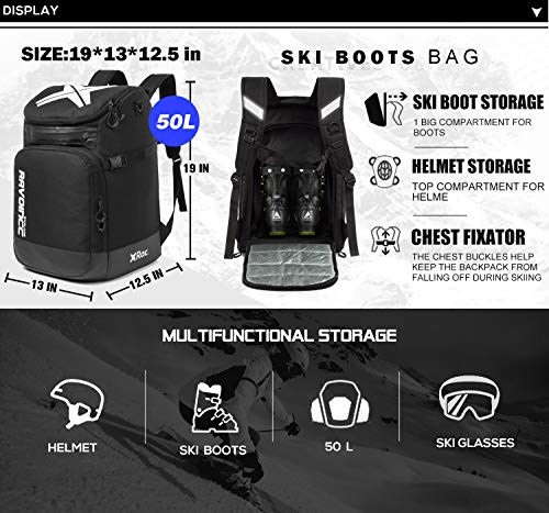 RAVOINCC Snowboard Boot Bag - Waterproof 50L